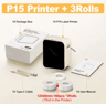 P15 Bluetooth Label Printer  Portable Inkless Mini Label Maker 9