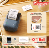 300 DPI Wireless Label Printer  Red And Black DualColor Sticker Maker 1