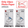Mini Bluetooth Photo Printer  Portable 2x3 Inch ZINK Color Printer 3