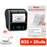 B3S Wireless Thermal Label Printer  3Inch Barcode Sticker Maker 10