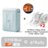 D110 Mini Bluetooth Label Printer  Portable Inkless Sticker Maker 3
