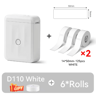 D110 Mini Bluetooth Label Printer  Portable Inkless Sticker Maker 18