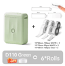 D110 Mini Bluetooth Label Printer  Portable Inkless Sticker Maker 6
