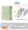 D110 Mini Bluetooth Label Printer  Portable Inkless Sticker Maker 7