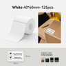 Thermal Label Sticker Rolls  White Color  Transparent Adhesive Paper 2