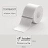 Thermal Label Sticker Rolls  White Color  Transparent Adhesive Paper 4