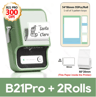 DualColor Thermal Label Printer  Red  Black Sticker Maker 2