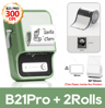 DualColor Thermal Label Printer  Red  Black Sticker Maker 4