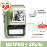 DualColor Thermal Label Printer  Red  Black Sticker Maker 6
