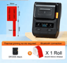 Portable Bluetooth Thermal Label Printer  Cable Tag  Barcode Maker 1
