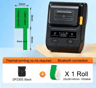 Portable Bluetooth Thermal Label Printer  Cable Tag  Barcode Maker 10