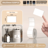 White Thermal Label Stickers  2050mm Printable Paper For B21 B1  B3S 6