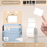 White Thermal Label Stickers  2050mm Printable Paper For B21 B1  B3S 11