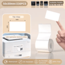 White Thermal Label Stickers  2050mm Printable Paper For B21 B1  B3S 15