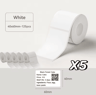 White Thermal Label Stickers  2050mm Paper For B21 B1  B3S 7
