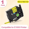 E1000 QWERTY Label Printer  Portable Label Maker For Heat Shrink Tubes  TZ231 Tape 4