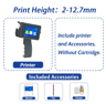 Portable 127mm Handheld Inkjet Printer  Mini QR Code Barcode  Date Coding Machine 3