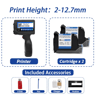 Portable Handheld Inkjet Printer  QR Code Barcode  Batch Number Coding Machine 2