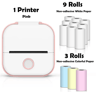 Mini Wireless Thermal Pocket Printer  Portable Sticker Maker For Journaling  DIY Crafts 4