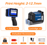 Detachable 127mm Handheld Inkjet Printer  Mini TIJ QR Code  Batch Coding Machine 2