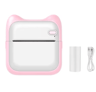 Portable Mini Thermal Label Printer  Inkless Pocket Sticker Maker For Android  IOS 5