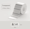 B1B21SB21PRO Thermal Label Sticker Rolls  White Color  Transparent Adhesive Paper 6