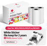 M02M02SM02 Pro Thermal Sticker Paper  3 Rolls Mini Printer Refill 6