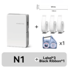 Mini Portable Thermal Transfer Label Printer  Pocket Sticker Maker With Durable Ribbon  PET Labels 15