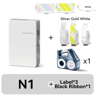 Mini Portable Thermal Transfer Label Printer  Pocket Sticker Maker With Durable Ribbon  PET Labels 4