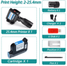 127mm Handheld Inkjet Printer  FastDrying QR Code  Batch Coding Machine 4