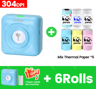 Mini Bluetooth Photo Printer  Portable Wireless Sticker  Notes Label Maker 7