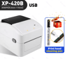 XPrinter 4Inch Thermal Shipping Label Printer  110mm USB WiFi  Ethernet Label Maker 4