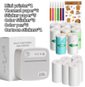 Portable Mini Bluetooth Label Printer  Wireless Inkless Sticker  Price Tag Maker 4