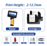 Portable Handheld Inkjet Printer  Expiration Date QR Code  Barcode Coding Machine 2