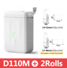 D110 Smart Portable Label Printer  Mini Thermal Sticker Maker For Home  Office 4