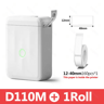 D110 Smart Portable Label Printer  Mini Thermal Sticker Maker For Home  Office 8