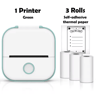 T02 Mini Portable Thermal Printer  Wireless Inkless Pocket Sticker Maker 14