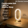 Rechargeable Touch LED Night Light  Dimmable 3Color Table Lamp With Remote Control 3