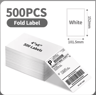 500PCS 4x6 Thermal Shipping Labels  FanFold Address Stickers For Phomemo Printers 7