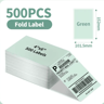 500PCS 4x6 Thermal Shipping Labels  FanFold Address Stickers For Phomemo Printers 4