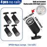220V LED Track Spotlight  Modern Ceiling  Wall Rail Lighting Fixture 5