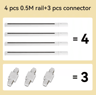 220V LED Track Spotlight  Modern Ceiling  Wall Rail Lighting Fixture 3