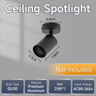GU10 LED Ceiling Spotlight  Replaceable Bulb Track Light For Modern Home Lighting 5