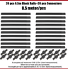 20PCS LED Track Rail Kit  05M1M Spotlight Rails  Connectors For Ceiling Lighting 9