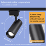 20W Dimmable LED Track Light  Modern Ceiling Rail Spotlight For Home 5