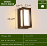Waterproof Outdoor LED Wall Light  110V To 220V Modern Porch  Garden Lamp 2