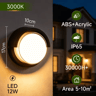 Waterproof Outdoor LED Wall Light  110V To 220V Modern Porch  Garden Lamp 8