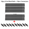 05M1M LED Track Rail Kit  Straight Connectors For Ceiling Spotlight Lighting 4