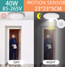 LED Radar Motion Sensor Ceiling Light  Automatic EnergySaving Light For Hallways  Garages 1