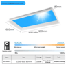 Modern LED Sky Ceiling Light  Blue Cloud Daylight Simulation Fixture 1